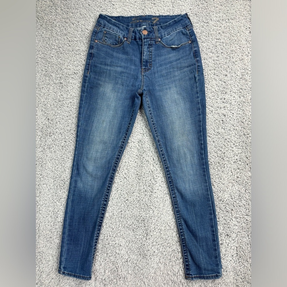 7 For All Mankind Womens 6 Classic Skinny Basic Casual Essential Denim Day Night